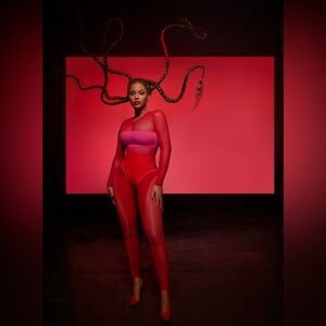 NWOT Adidas X Ivy Park Blocked Catsuit, Size S